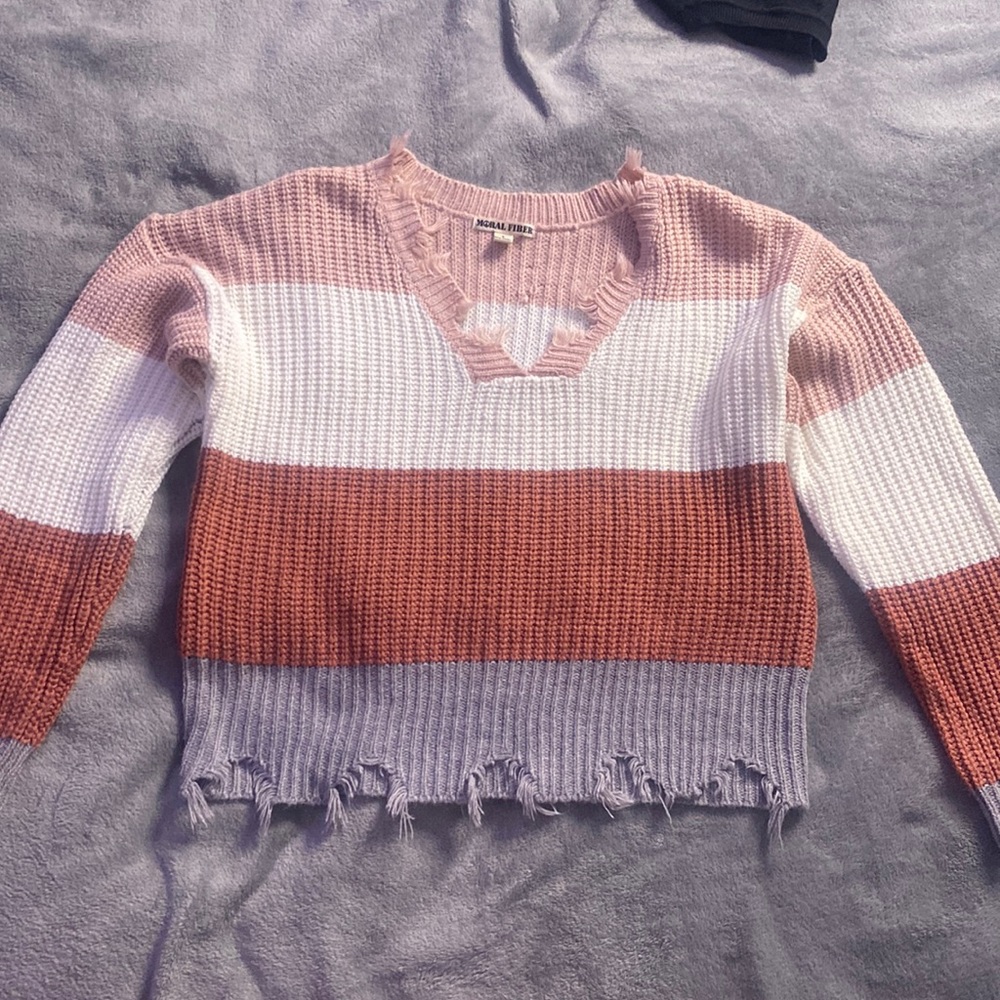 Sweater by moral fiber in size large